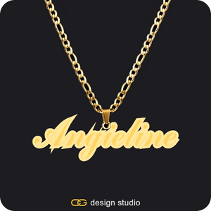 The Spotlight Double Plated Name Necklace