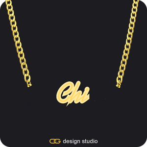 The Spotlight Double Plated Name Necklace