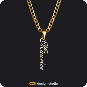 The Vertical Name Necklace
