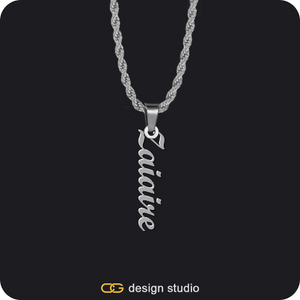 The Vertical Name Necklace