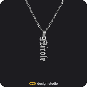 The Vertical Name Necklace