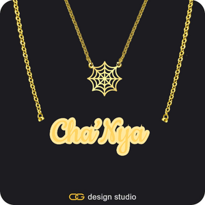 The Spotlight Double Plated Name Necklace
