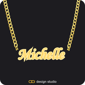 The Spotlight Double Plated Name Necklace