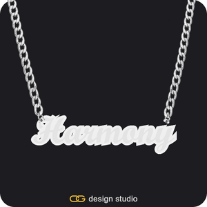The Spotlight Double Plated Name Necklace
