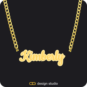 The Spotlight Double Plated Name Necklace