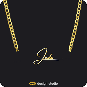 The Premier Script Name Necklace