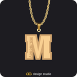 Varsity Engraved Necklace