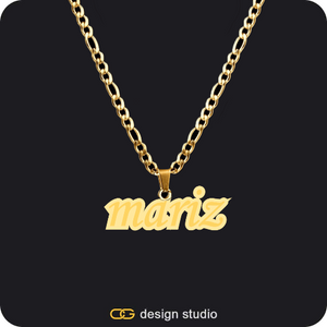 The Spotlight Double Plated Name Necklace