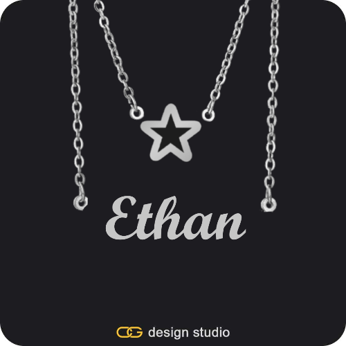 The Essential Name Necklace: Double Layer