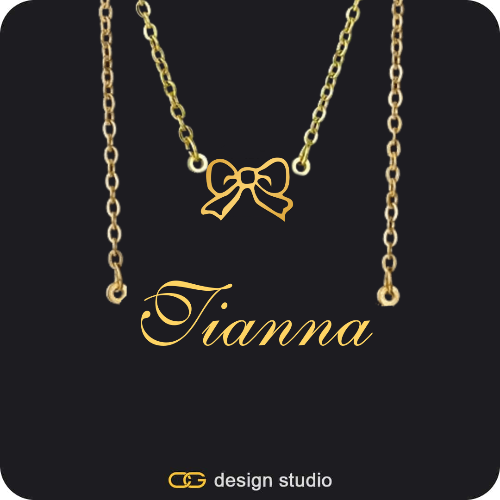 The Essential Name Necklace: Double Layer