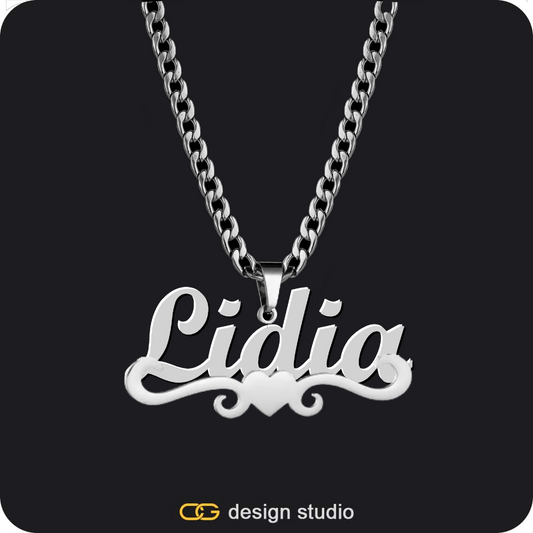 The Essential Name Necklace: Underline,Item Personalization