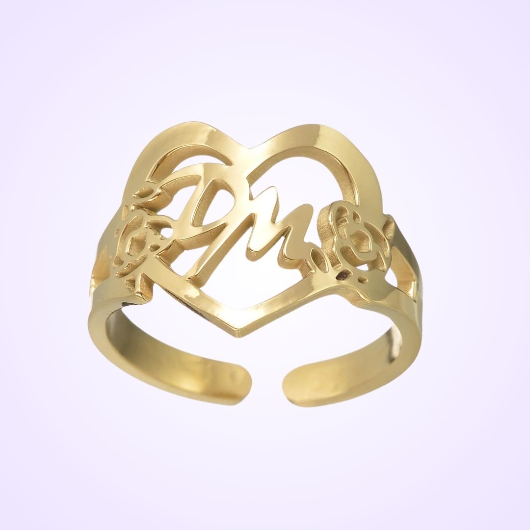 The Heartfelt Initial Ring