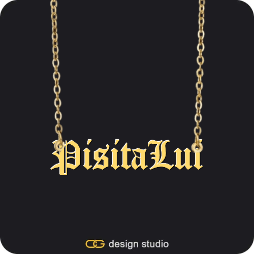 The Essential Name Necklace,Item Personalization,The Essential Name Necklace,The Essential Name Bracelet,The Essential Name Bracelet,The Essential Name Necklace: Cuban chain