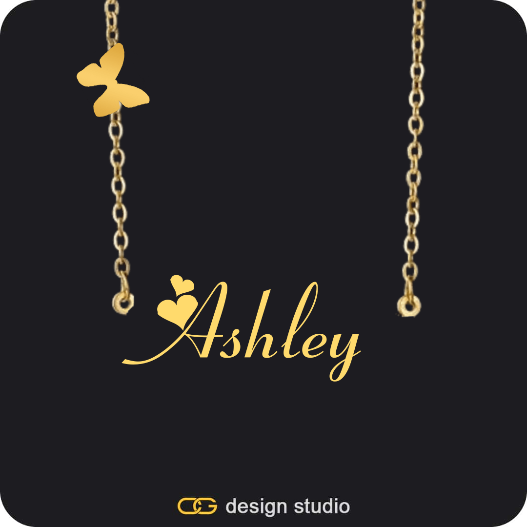 The Essential Name Necklace: Charm