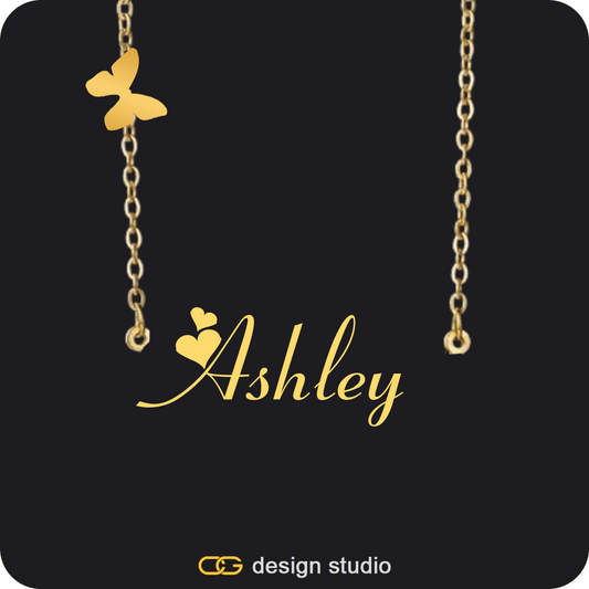 The Essential Name Necklace: Charm