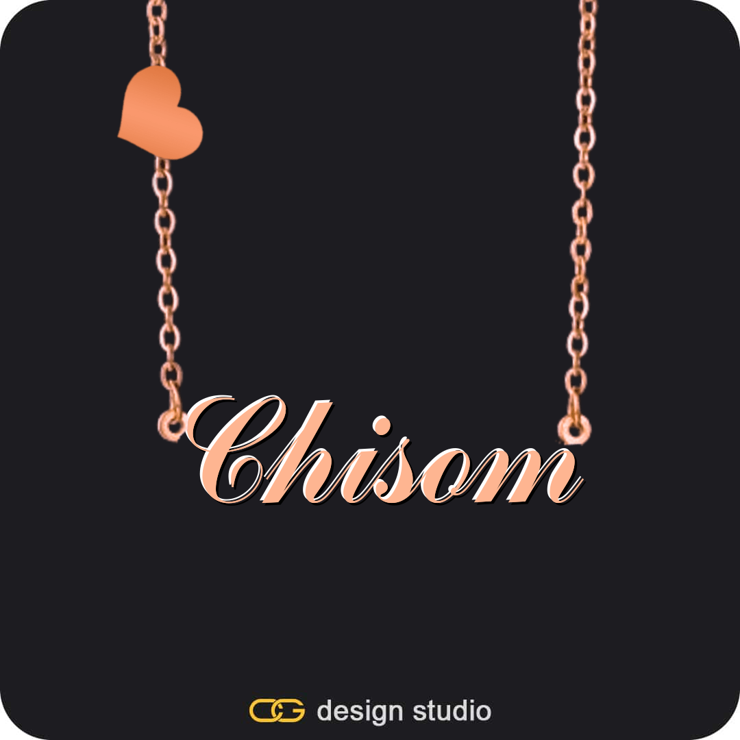 The Essential Name Necklace: Charm