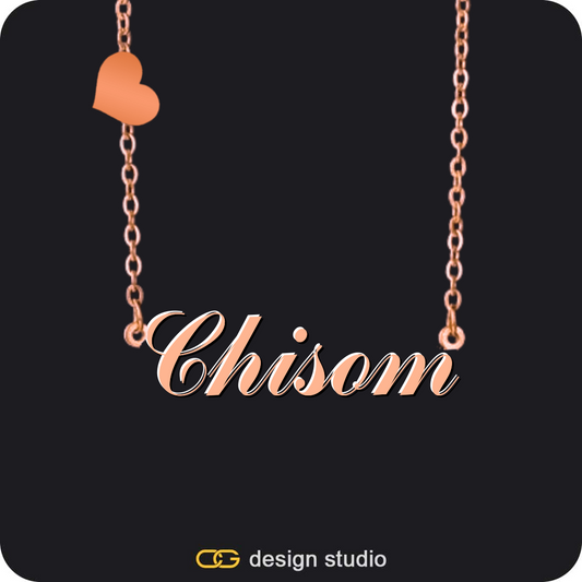 The Essential Name Necklace: Charm