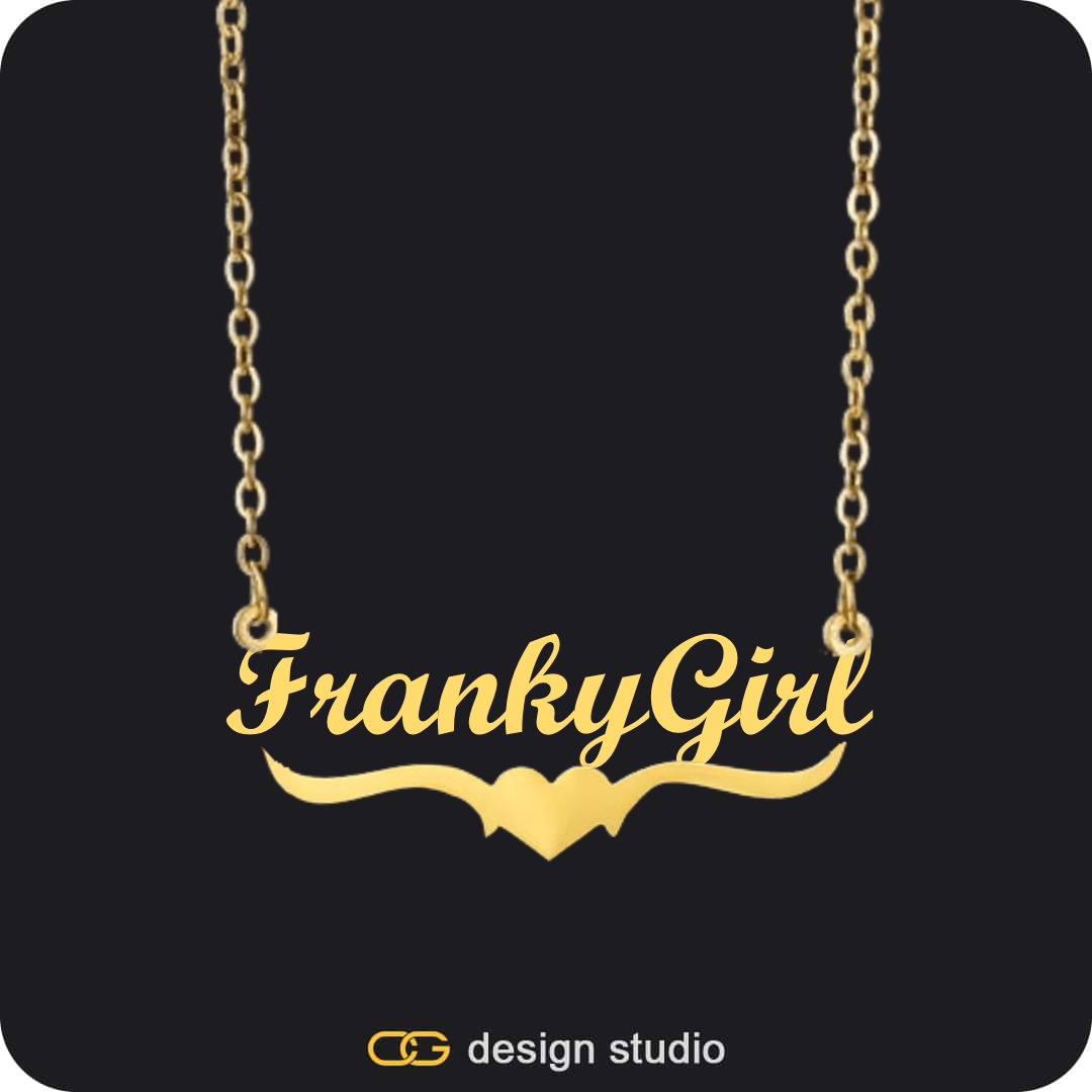 Clover Initial Necklace - F / 16 inch,The Essential Name Necklace: Underline,The Essential Name Necklace,Item Personalization