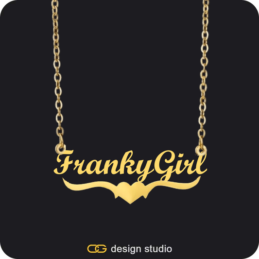 Clover Initial Necklace - F / 16 inch,The Essential Name Necklace: Underline,The Essential Name Necklace,Item Personalization