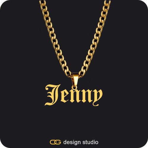 The Essential Name Necklace: Looped,Item Personalization