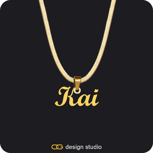 The Essential Name Necklace: Looped,Item Personalization