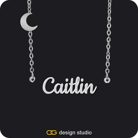 The Essential Name Necklace: Charm