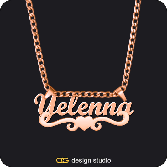 The Essential Name Necklace: Underline,Item Personalization