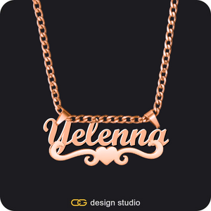 The Essential Name Necklace: Underline,Item Personalization