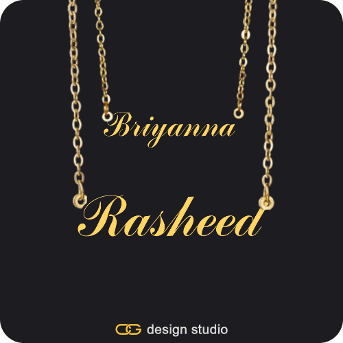 The Essential Name Necklace: Double Layer