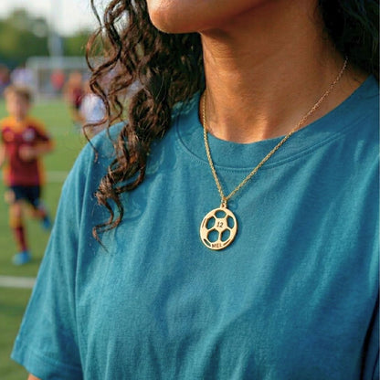 The Playmaker Name Necklace: Soccer