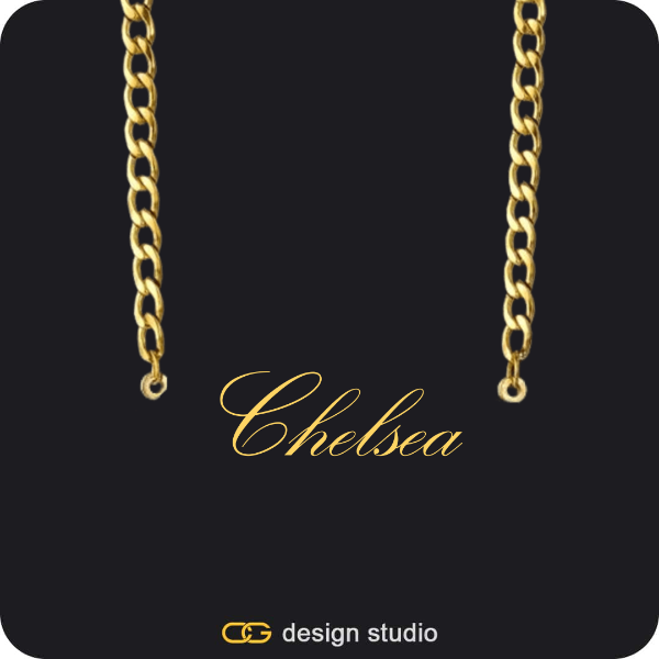 The Essential Name Necklace: Cuban chain