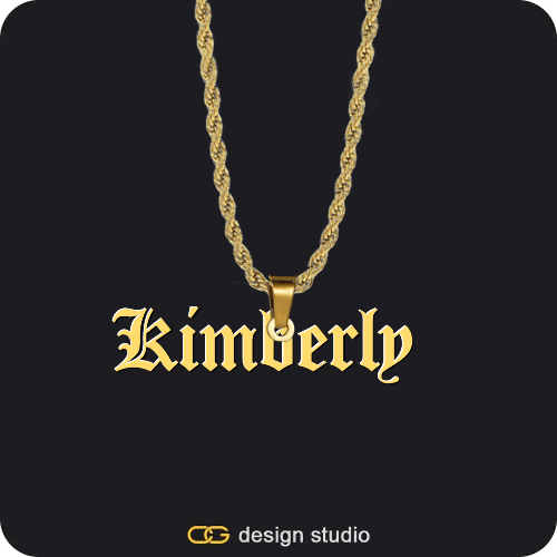 The Essential Name Necklace,Item Personalization