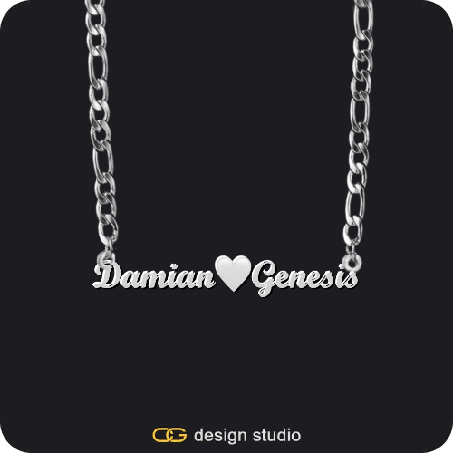 Clover Initial Necklace - R / 18 inch,The Essential Name Necklace,Item Personalization