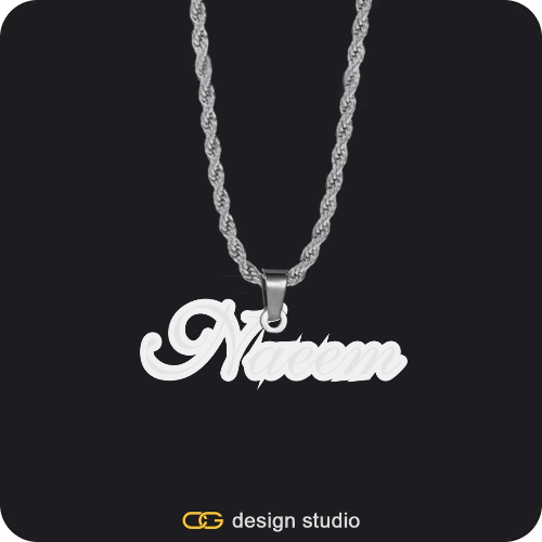 The Spotlight Double Plated Name Necklace