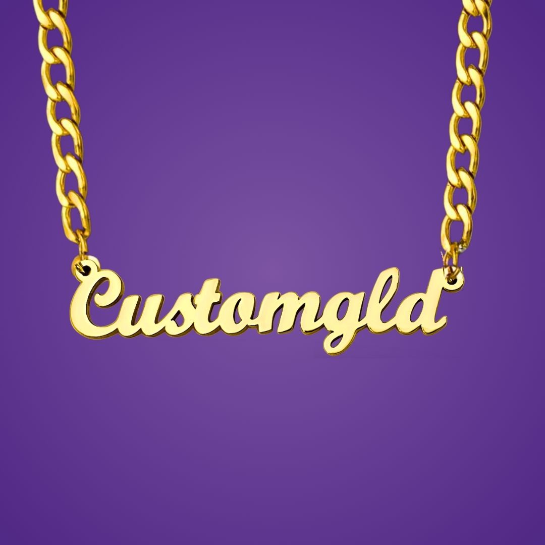 The Essential Name Necklace: Cuban