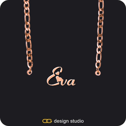 Butterfly initial necklace - I,The Essential Name Necklace,Item Personalization,The Essential Name Necklace,Item Personalization