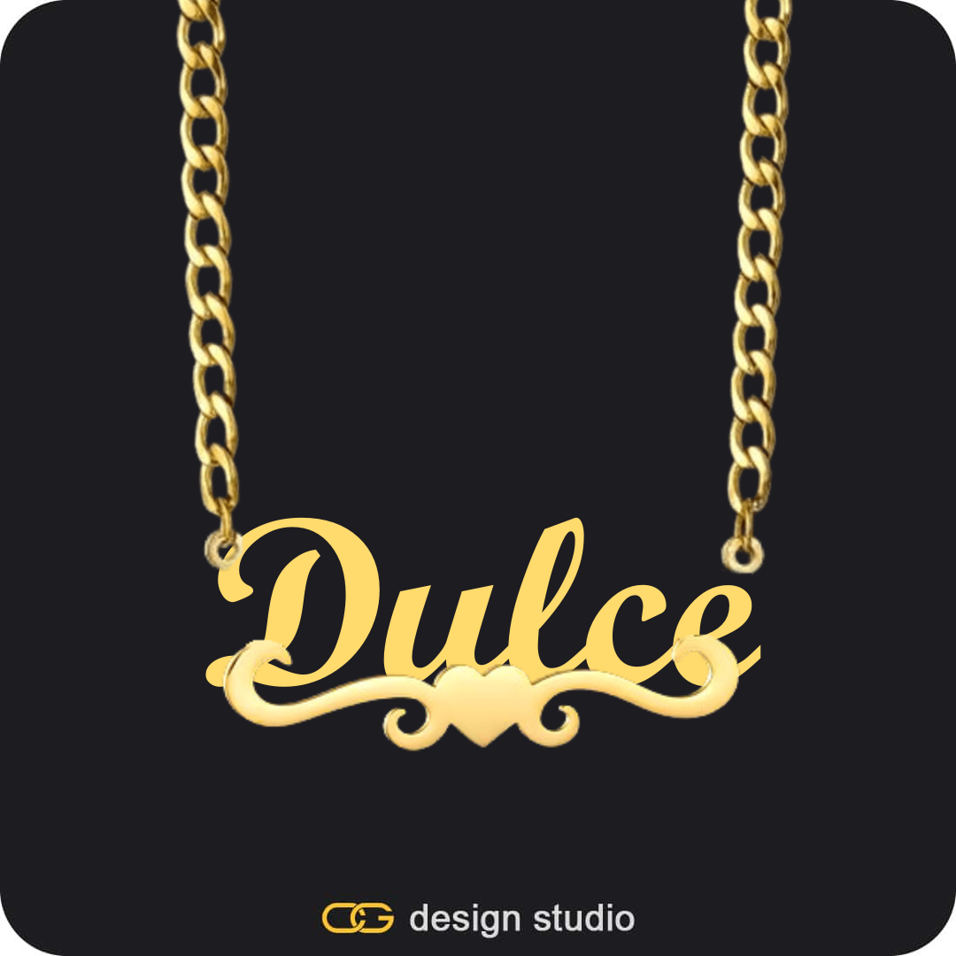 The Essential Name Necklace: Underline,Item Personalization