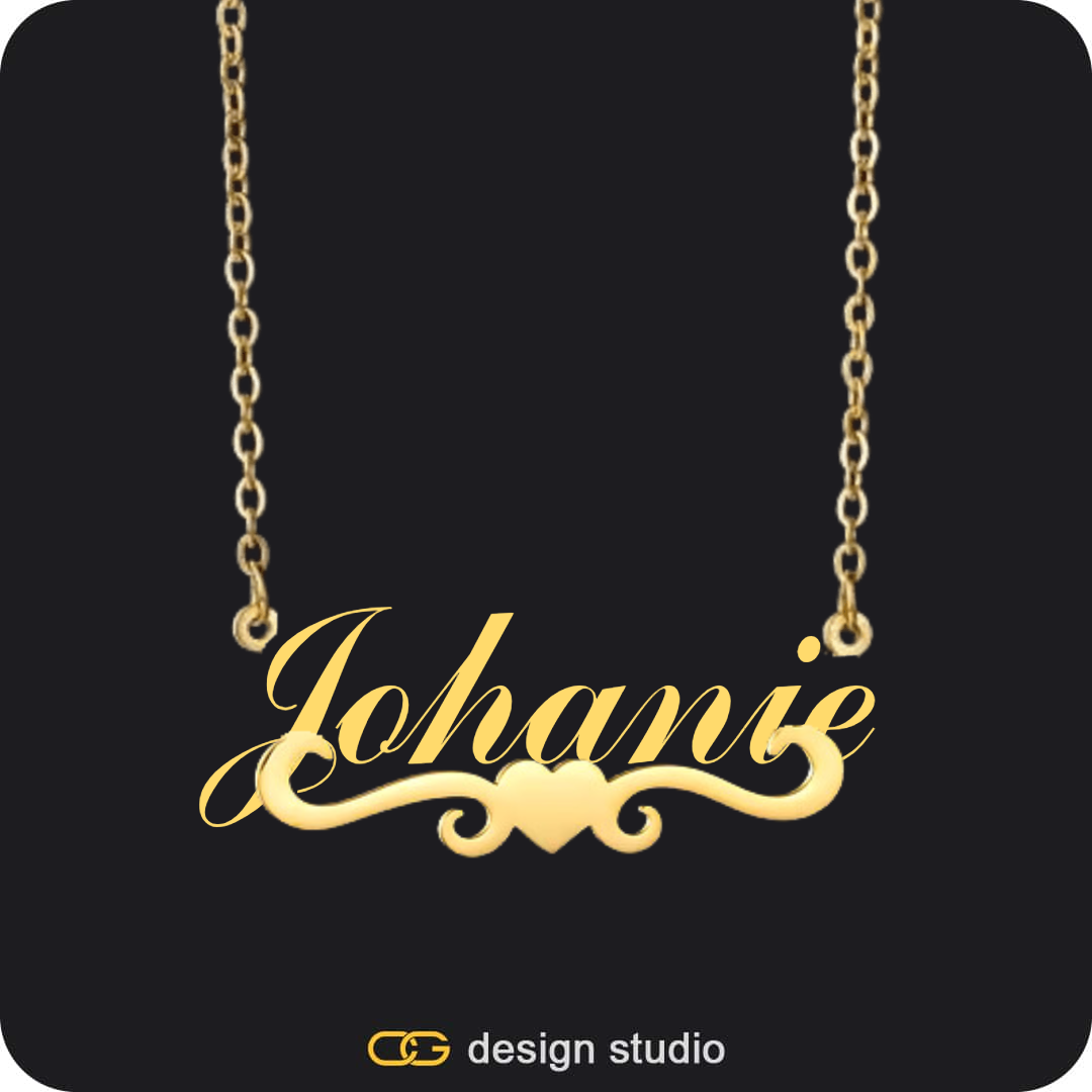 The Essential Name Necklace: Underline,Hexagon initial necklace - O,The Essential Name Necklace: Double Layer