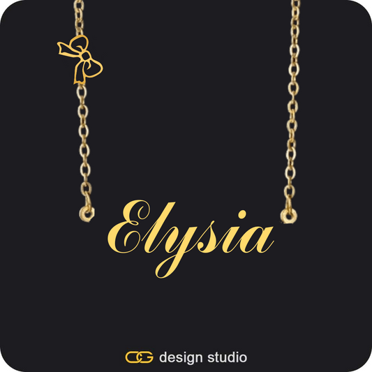 The Essential Name Necklace: Charm,The Essential Name Necklace,Item Personalization