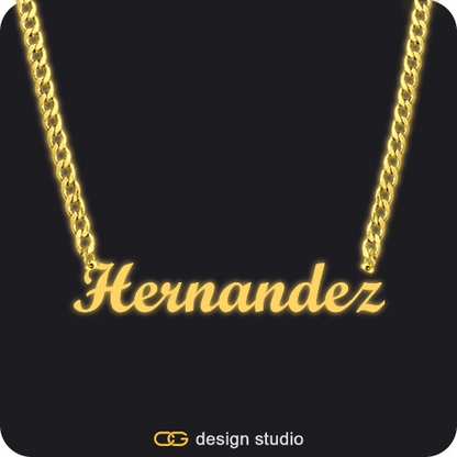 The Essential Name Necklace: Glitter,The Essential Name Necklace,Item Personalization