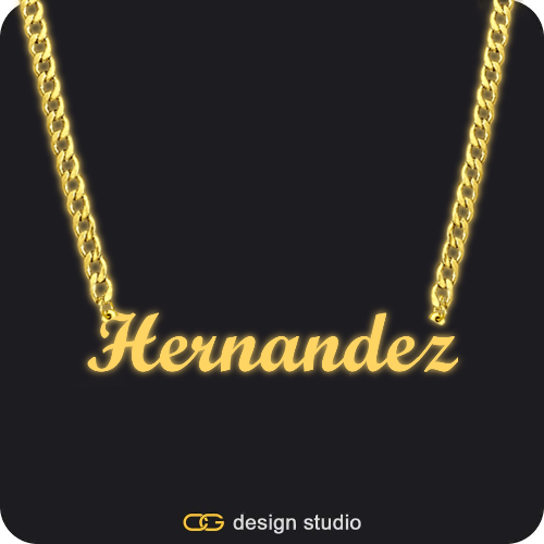 The Essential Name Necklace: Glitter,The Essential Name Necklace,Item Personalization