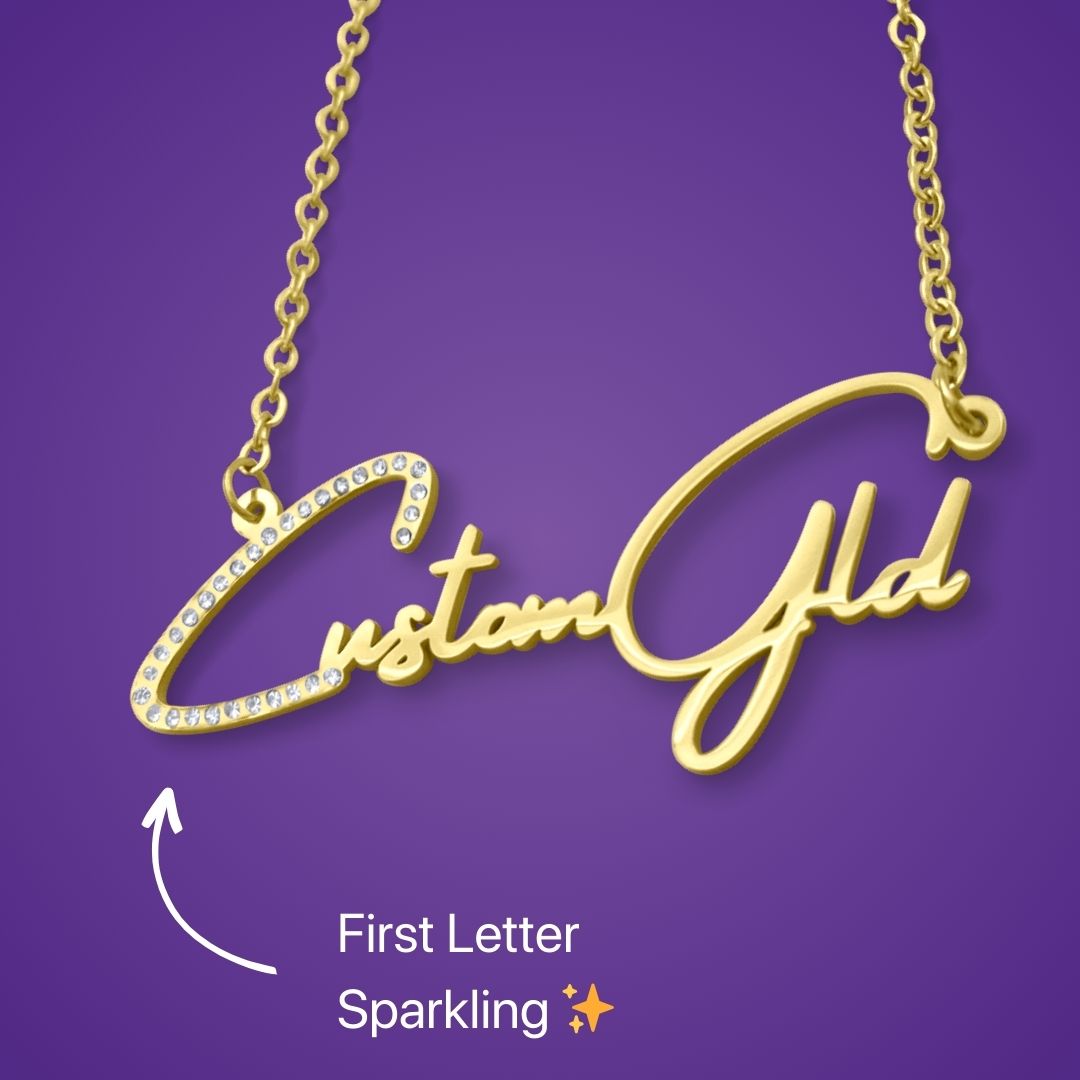 The Premier Script Name Necklace