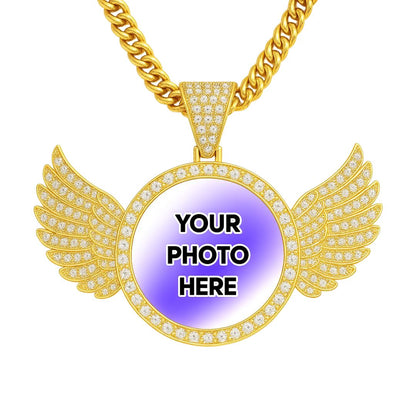 Custom Photo Pendant: Wings