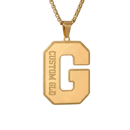 Varsity Engraved Necklace