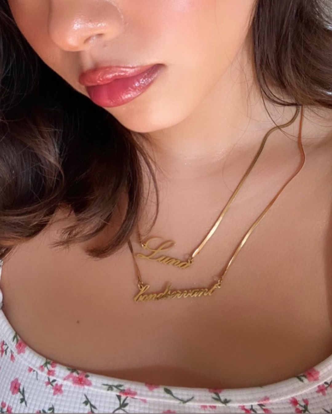 The @LaDestinyLuna Signature Name Necklace