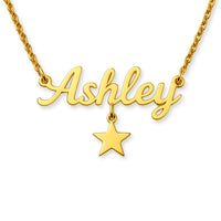 The Essential Name Necklace: Charm