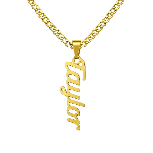 The Vertical Name Necklace