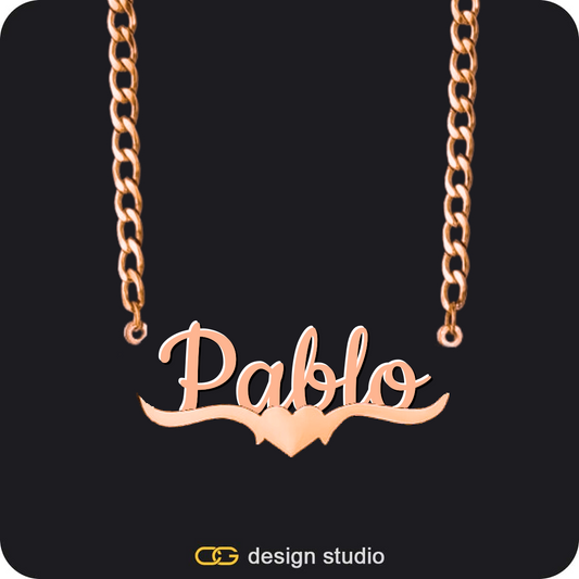 The Essential Name Necklace: Underline,Item Personalization