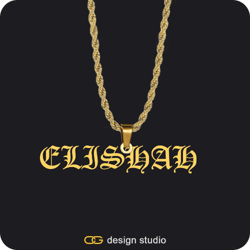 The Essential Name Necklace: Looped,Item Personalization