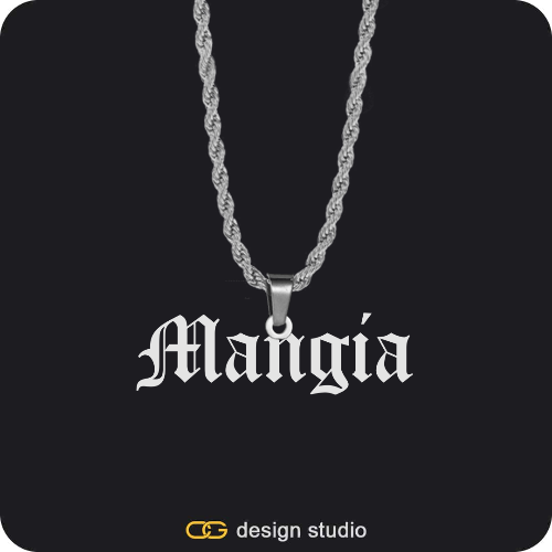 The Essential Name Necklace: Looped,Item Personalization